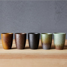 Load image into Gallery viewer, New Creative Crude Pottery Tea Cup Ceramic Teacup Kungfu Teaware 100ML Simple Fashion Coffee Mug Cute Mugs